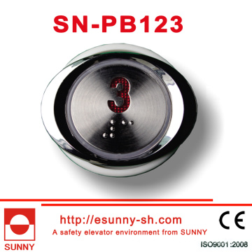 Bouton Braille d&#39;Ascenseur pour Ascenseur (SN-PB123)